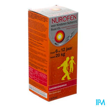 Load image into Gallery viewer, Nurofen Impexeco 4% Sirop Strawberry Zs Kind 150ml
