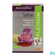 Load image into Gallery viewer, Mannavital Bio Saffraan Platinum V-caps 60
