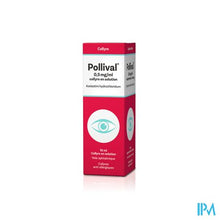Charger l'image dans la galerie, Pollival 0,5Mg/Ml Oogdruppels Multidos. Pompfl10Ml
