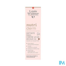 Afbeelding in Gallery-weergave laden, Widmer Nutriderm Getinte Dagcreme Uv 20 Bronze 02 Z Parfum 30ml
