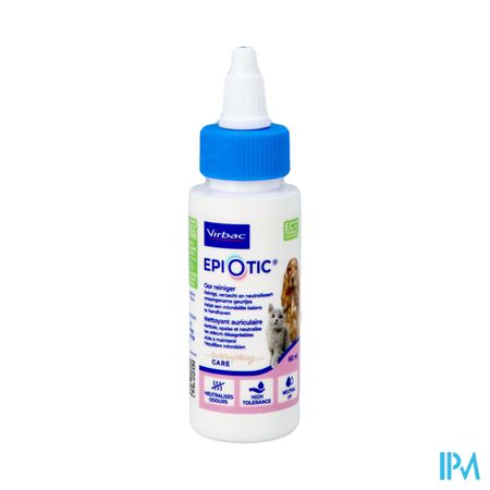 Epiotic Oplossing Oorreiniger Hond/kat 60ml