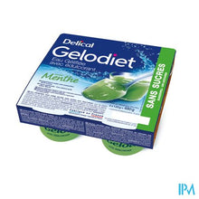 Charger l'image dans la galerie, Gelodiet Gelwater Zoetstof Munt Pot 4x120g
