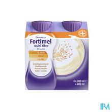 Afbeelding in Gallery-weergave laden, Fortimel Multifiber 1.5kcal Vanille 4x200ml
