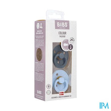 Charger l&#39;image dans la galerie, Bibs 2 Fopspeen Duo Iron Baby Blue
