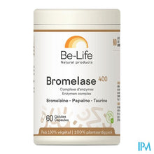 Afbeelding in Gallery-weergave laden, Bromelase 400 Enzymes Be Life Nf Pot Gel 60
