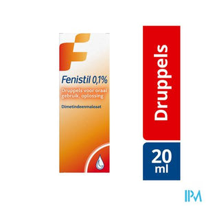 Fenistil 0,1% Drinkbare Opl 1mg/ml Gutt 20ml