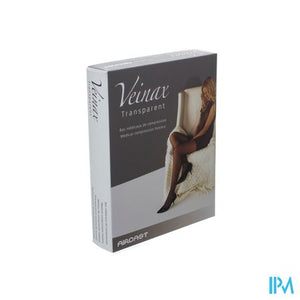 Veinax Panty Transparant 2 Lang Licht Beige Maat2