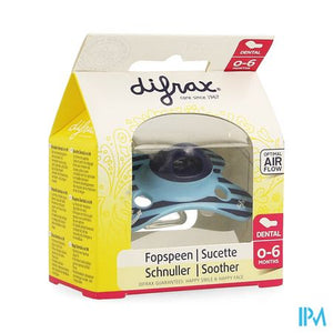 Difrax Fopspeen Sil Mini-dental 0-6m 799