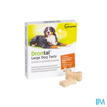 Load image into Gallery viewer, Drontal Large Dog Tasty 525/504/175mg Comp 1x2
