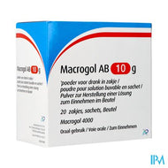 Macrogol AB 10g Pdr Voor Drank Zakje 20
