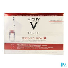 Afbeelding in Gallery-weergave laden, Vichy Dercos Aminexil Clinical 5 Women Amp 42x6ml
