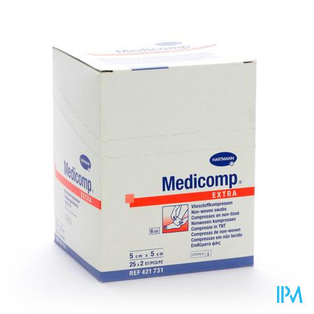 Medicomp 5x5cm 6l. St. 25x2 P/s