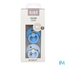 Charger l'image dans la galerie, Bibs 2 Fopspeen Duo Sky Blue&amp;baby Blue
