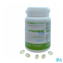 Load image into Gallery viewer, Vit D3 Forte 3000iu Caps 120 Pharmanutrics
