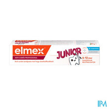 Charger l'image dans la galerie, ELMEX® ANTI-CARIES PROFESSIONALTM JUNIOR 6-12 TANDPASTA TUBE 75ML
