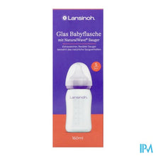 Afbeelding in Gallery-weergave laden, Lansinoh Zuigfles Glas + Speen 160ml 4
