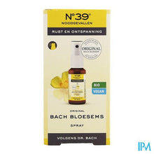 Afbeelding in Gallery-weergave laden, Bachbloesem Bio N°39 Noodgevallen Spray 20ml
