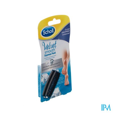 Scholl Velvet Smooth Expr.pedi 2rol. 2 Extra Grof