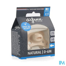 Charger l'image dans la galerie, Difrax Fopspeen Natural 0-6m Uni/pure Roze

