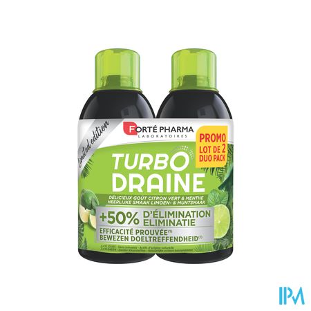 Turbodraine Munt Lime Duo 2x500ml