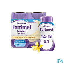 Afbeelding in Gallery-weergave laden, Fortimel Compact 2.4kcal Vanille 4x125ml
