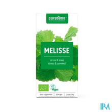 Load image into Gallery viewer, Purasana Vegan Melisse 300mg Bio V-caps 60
