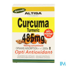 Charger l'image dans la galerie, Altisa Curcuma Extr. 485mg + Piperine V-caps 50
