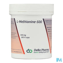 Charger l'image dans la galerie, l-methionine +b6 Caps 100x500mg Deba
