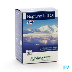 Neptune Krill Oil (nko) Softgels 60 Nutrisan