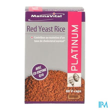 Afbeelding in Gallery-weergave laden, Mannavital Red Yeast Rice Platinium V-caps 60
