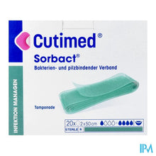 Afbeelding in Gallery-weergave laden, Cutimed Sorbact Gaasstrook 2x50cm 20 7216600
