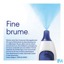Afbeelding in Gallery-weergave laden, Otrivine Junior Decongest. 0,5mg/ml Neusspray 10ml
