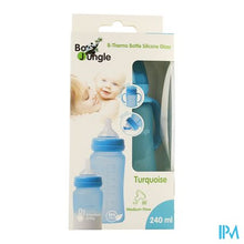 Afbeelding in Gallery-weergave laden, B-thermo Glass Bottle 240ml Turquoise
