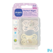 Charger l'image dans la galerie, Mam Perfect Night Fopspeen Silic. 0-6m Uni 2
