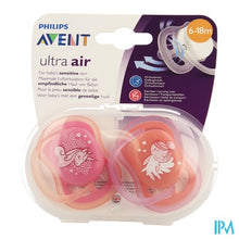 Charger l'image dans la galerie, Philips Avent Fopspeen +6m Air Girl Deco Scf345/22
