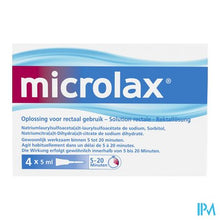 Load image into Gallery viewer, Microlax 4 X 5ml
