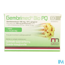 Afbeelding in Gallery-weergave laden, Gembrimed Bio Pq Blister Comp 60
