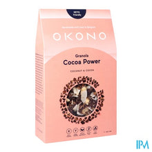 Afbeelding in Gallery-weergave laden, Okono Granola Cocoa Power Kokosnoot&amp;cacao 300g
