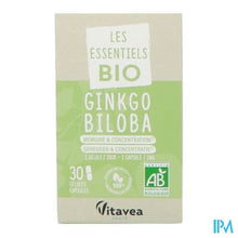 Afbeelding in Gallery-weergave laden, Vitavea Ginko Biloba Bio Caps 30
