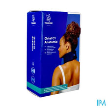 Load image into Gallery viewer, Nekbrace Ortel C1 Anat H 9cm Blauw M1
