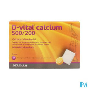 D-vital Calcium 500/200 Sinaas Zakjes 40