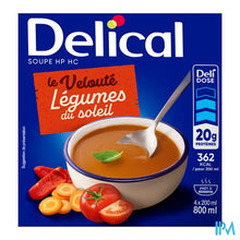Afbeelding in Gallery-weergave laden, Delical Soupe Veloute Legumes Soleil 4x200ml
