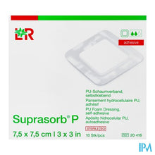 Afbeelding in Gallery-weergave laden, Suprasorb P Schuimverb Pu Wcl 7,5x 7,5cm 10 20416
