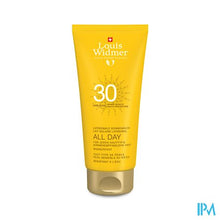 Load image into Gallery viewer, Widmer Sun All Day 30 N/parf Tube 200ml
