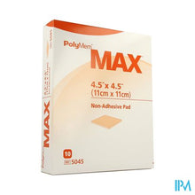 Charger l'image dans la galerie, Polymem Max Pad Dressing N/adh 11x11cm 10 5045
