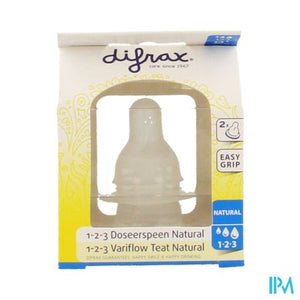 Difrax Flessenspeen Natural 1-2-3 674