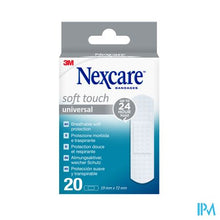 Load image into Gallery viewer, Nexcare 3m Soft Touch Universal 19mmx72mm Strips20
