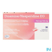 Afbeelding in Gallery-weergave laden, Diosmine+Hesperidine EG 900Mg+100Mg Tabl 30
