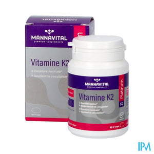 Mannavital Vitamine K2 Platinum V-caps 60