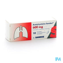 Load image into Gallery viewer, Acetylcysteine Sandoz 600mg Cpr Eff. 10
